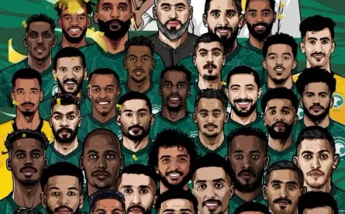 Grafica oficial de Arabia Saudita