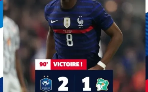 Francia venció a Costa de Marfil. Twitter.