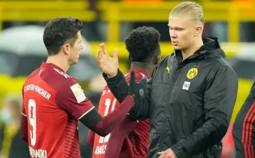Lewandowski y Haaland, los dos delanteros que dominan la Bundesliga