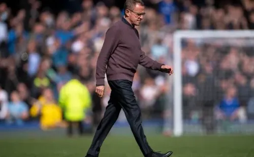Ralf Rangnick, entrenador del Manchester United: Getty