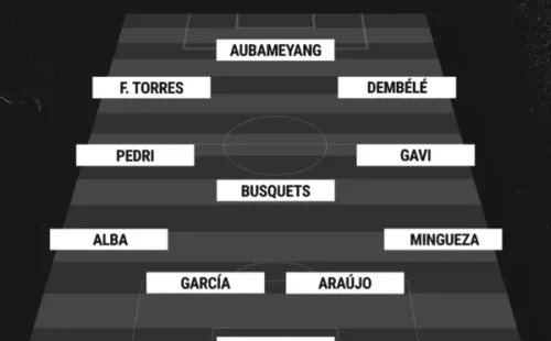 La alineación titular de Barcelona para recibir a Eintracht Frankfurt