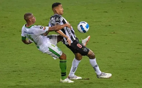 Acción de juego en Mineirao. Getty.