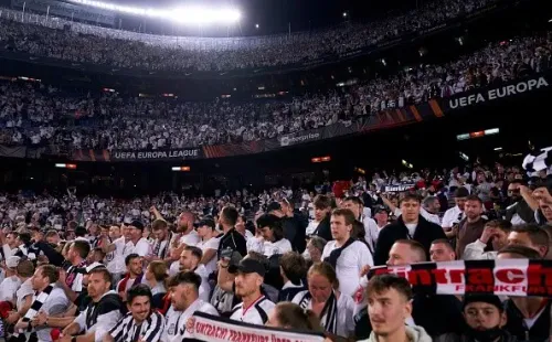 Muestra clara de la masiva presencia. Getty.