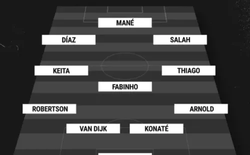 El once confirmado de Liverpool para jugar ante Manchester City por la semifinal de la FA Cup