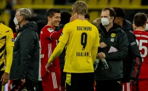 Robert Lewandoswski v Erling Haaland