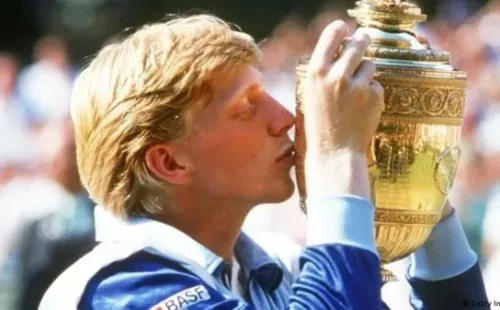 Becker ganó su primer Wimbledon con 17 años.
