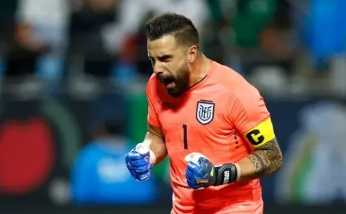 Hernán Galíndez, arquero de la selección de Ecuador