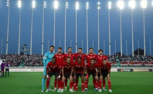 Al Ahly en formación. Twitter.