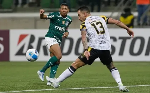 Acción entre Palmeiras y Táchira. Getty.