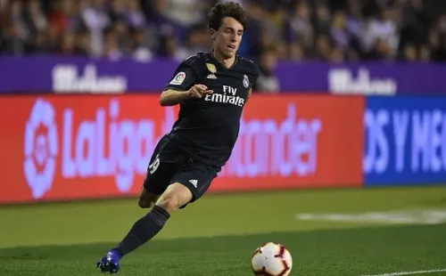 Odriozola en Real Madrid. Getty.