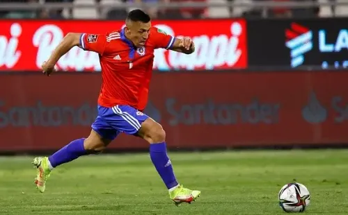 Alexis Sánchez con Chile. Getty.