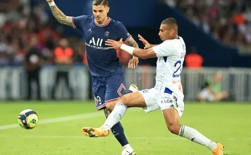 Icardi en acción con PSG. Getty.