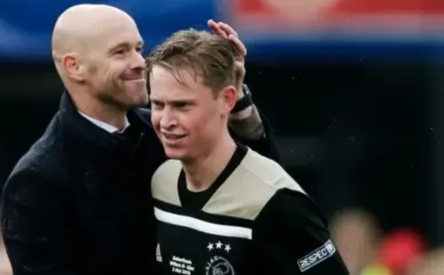 Erik Ten Hag y Frenkie De Jong: Getty