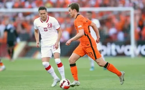 Frenkie de Jong en la Nations League: Getty