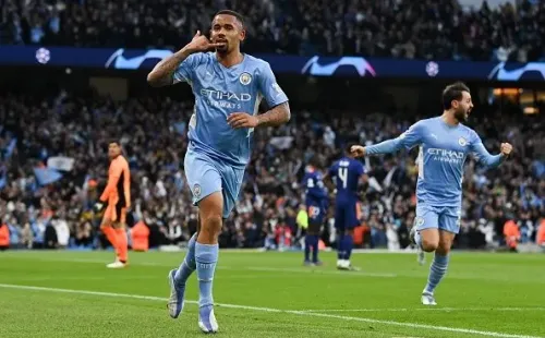 Festejo de gol de Gabriel Jesus. Getty.
