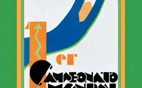 Póster del primer Mundial: Uruguay 1930.