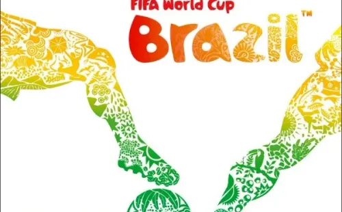 Póster oficial para el Mundial de Brasil 2014.