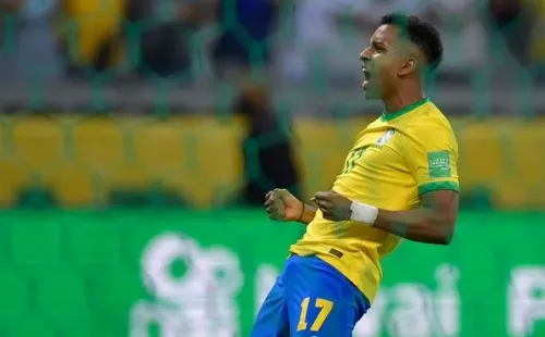 Rodrygo Goes, joven talento de Brasil. Getty.