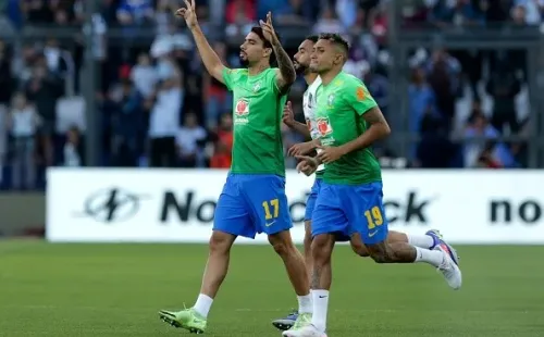 Entrenamiento de Brasil, candidato al título Mundial. Getty.