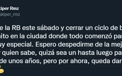 Skiper anuncia su despedida de las competencias de Red Bull en su ciudad, Monterrey