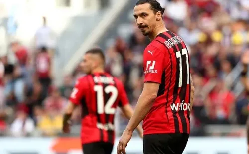 Zlatan Ibrahimovic en Milan. Getty.