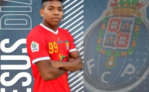 Imagen de la ida de Jesús Díaz a Porto. @BarranquillaFC.