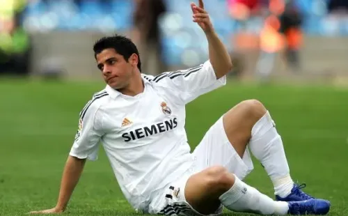 Cicinho en juego con Real Madrid. Getty.