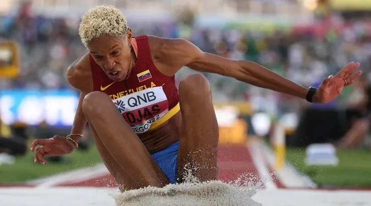 Yulimar Rojas, tercer oro consecutivo en salto triple (Getty)