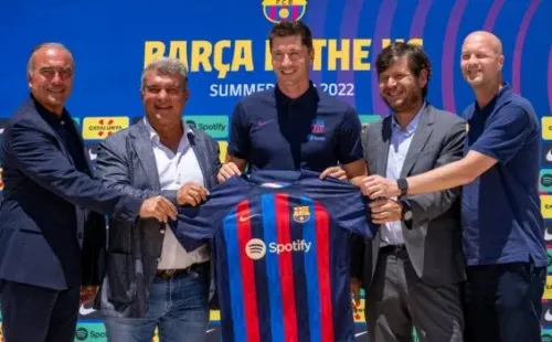 Presentación Robert Lewandowski: Getty