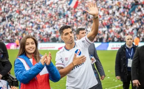 La presentación de Luis Suárez en su regreso a Nacional (Foto: Getty Images)