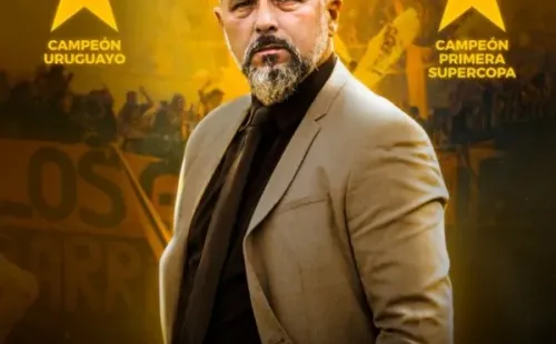 Leo Ramos en Peñarol. Twitter.