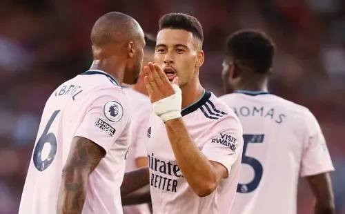 Martinelli en festejo. Getty.