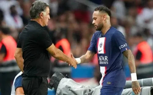 Christopher Galtier y Neymar: Getty