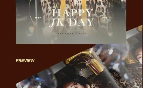 Adelanto de la colaboración de Rolling Stone con fanbase china por el cumpleaños de Jungkook. Foto: @Jungkook__China