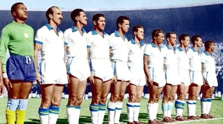 Brasil, con camista blanca