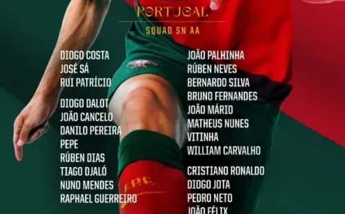 La última lista de Portugal antes de Qatar 2022