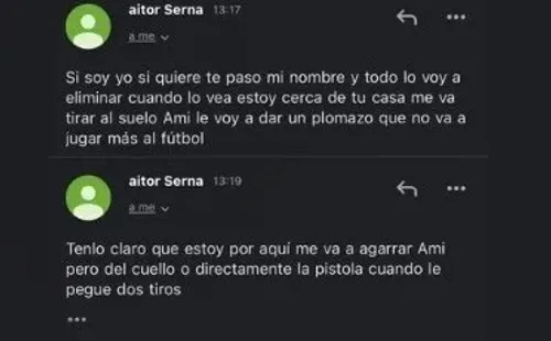 Las amenazas contra Bastoni