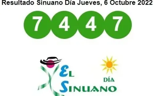 Resultado del Sinuano Día.