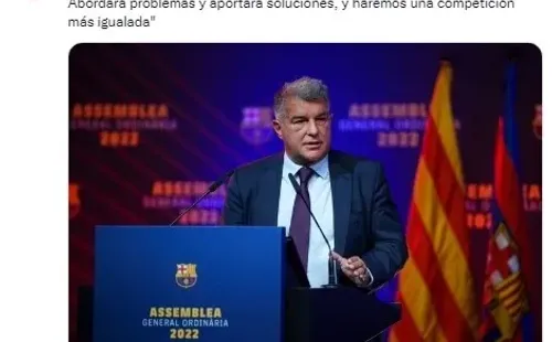 Fuente: Twitter Oficial FC Barcelona (@FCBarcelona_es)