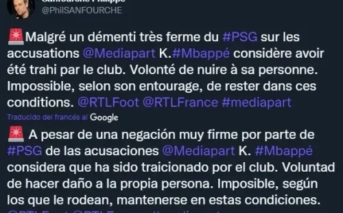 Mbappé, convencido de que PSG dañó su imagen