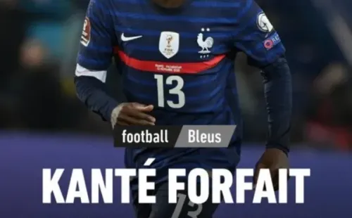La portada de L'Equipe anunciando la baja de Kanté de Qatar 2022