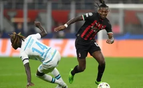 Rafael Leao, en uno de los últimos partidos ante Chelsea