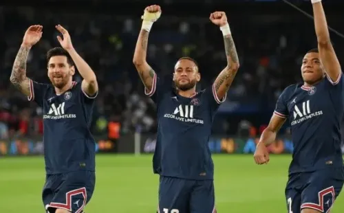 Lionel Messi, Neymar y Kylian Mbappé: Getty