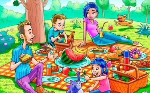 Descubre el helado que está OCULTO en la escena del día de campo