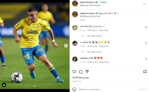 Alberto Moleiro de Las Palmas. Instagram.