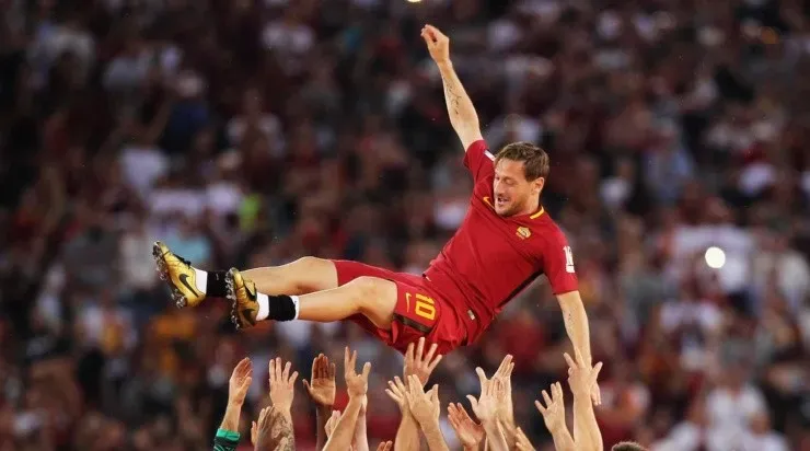 Totti, el máximo ídolo de la Roma (Getty)