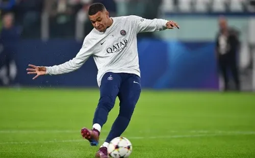 Mbappé con PSG. Getty.