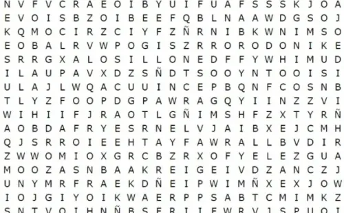 Encuentra la palabra MESA.