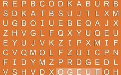 Aquí está la palabra FUEGO.