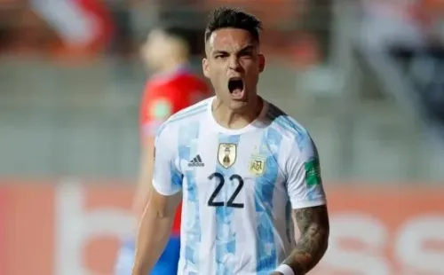 Lautaro Martínez, delantero de la Selección Argentina